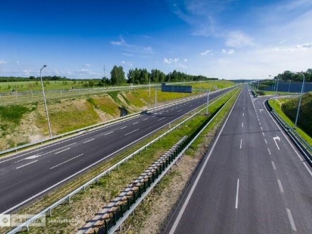 Empty highway in Europe